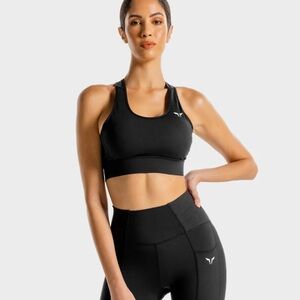 NWT Squatwolf Core Sport Bra in Onyx Black Medium